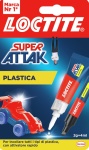 Henkel - Loctite Super Attak Plastica 2g+4ml, Liquido, Adesivo per contatto, Stick, 4 ml, 2 g