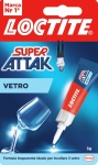 Henkel - Loctite Super Attak Vetro, Liquido, Adesivo per contatto, 3 g