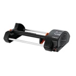 CLABER - Claber Compact 12, Sistema di spruzzo d'acqua oscillante, 192 m², 4 bar, Nero, Arancione, Argento