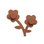 FOPPAPEDRETTI - Foppapedretti Appendialbero, Montabile a parete, MDF, Plastica, 3 gancio(i), Noce, Acrilonitrile butadiene stirene (ABS), Metallo, Plastica