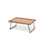 Foppapedretti Morfeo Vassoio da letto Rettangolo Noce, Nero