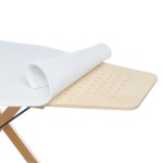 FOPPAPEDRETTI - Foppapedretti IlMollettone, Strato superiore di copertura dell'asse da stiro, Poliestere, Bianco, Monocromatico, Rettangolare, 1010 x 490 mm