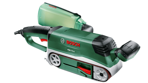 Bosch PBS 75 A Levigatrice a nastro Nero, Verde 710 W