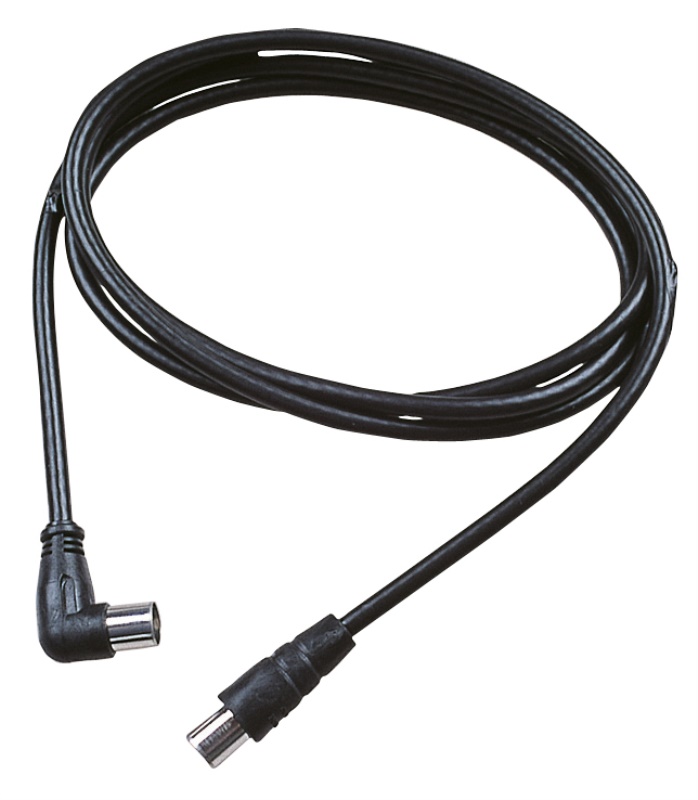 Poly Pool PP0619.1 cavo coassiale 1,5 m F Plug Nero