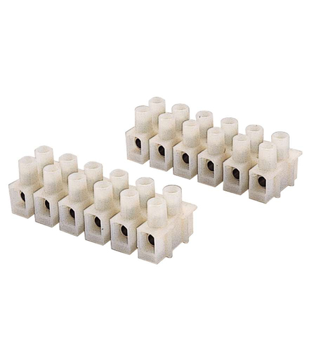 Set morsetti elettrici Poly Pool PP0505 6 Poli Bianco