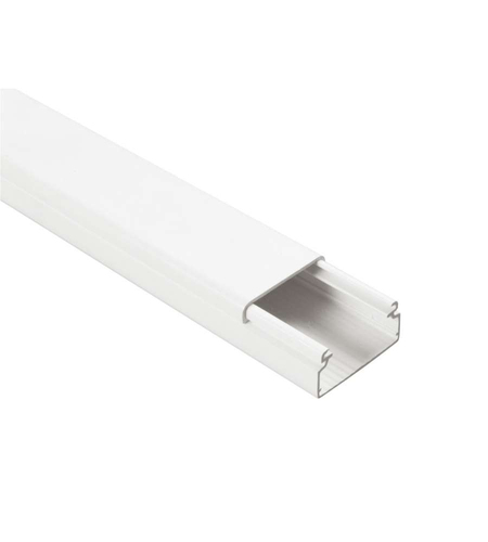 Canalina elettrica Poly Pool PP0216 piatta 1 via 30x15 mm Bianco