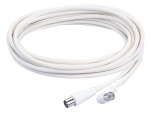 Polypool - Poly Pool PP0622, 5 m, F Plug, F Plug, Bianco