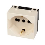 Polypool - Poly Pool PP0101, Tipo L, Avorio, Universale, 16 A, 80 mm, 130 mm