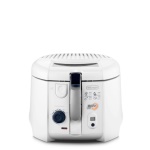 DELONGHI - DeLonghi RotoFry, Friggitrice, 1 kg, 1,3 L, Singolo, Bianco, Pulsanti, Manopola