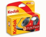 Kodak - Kodak FUN Flash Single Use Camera, 27+12 pic