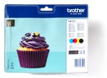 BROTHER - Brother LC-123VALBP, Originale, Inchiostro a base di pigmento, Nero, Ciano, Magenta, Giallo, Multi pack, - MFC-J4510DW, 4 pezzo(i)