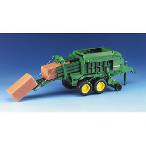 Mezzo agricolo Bruder 02017 Rimorchio pressaballe John deere