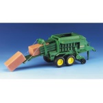 Bruder - Mezzo agricolo Bruder 02017 Rimorchio pressaballe John deere
