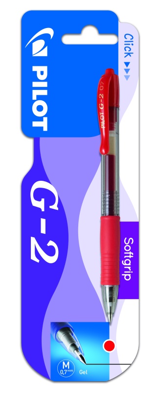 Pilot Penna Roller Inchiostro Gel G2 Rosso