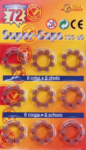 VILLA GIOCATTOLI Blister 8 Colpi 125 dB