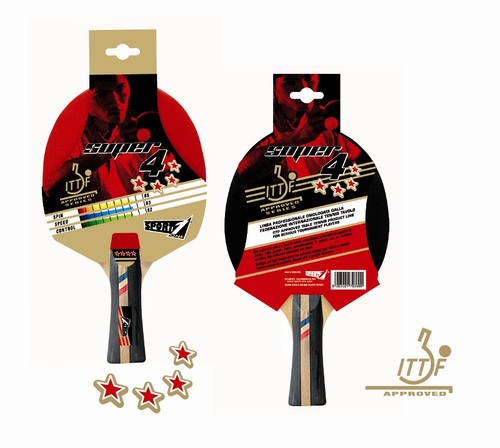 Mandelli Racchetta 4 Stars Ittf Approved