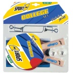 Sport One - Mandelli Set P/P College 2 Racchette + 2 Palle + Rete Con Morsetti In Bivalva