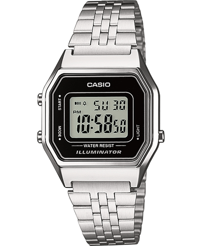 Orologio Casio LA680WEA 1EF COLLECTION Silver e Black