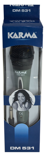 Karma Italiana DM 531 microfono Grigio Microfono per karaoke