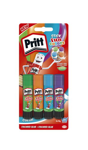 Colla stick Pritt  276968 Rainbow Blu e Giallo e Verde e Rosso Blu e G