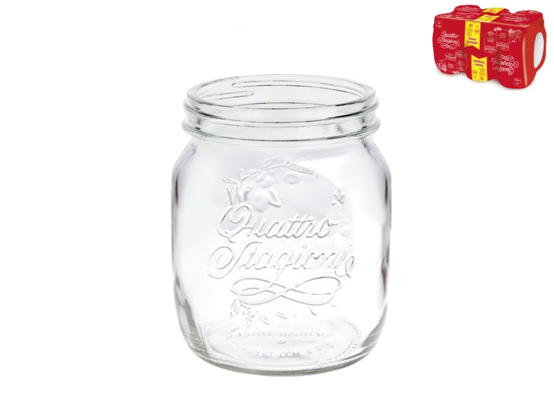 Barattolo 4 Stagioni Bormioli 700 GR Barattolo Bormioli Rocco Quattro Stagioni