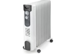 OLIMPIA SPLENDID - Olimpia Splendid CaldoRad 9, Radiatore, Pavimento, Grigio, Bianco, Manopola, 2000 W, 1000 W