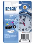 EPSON - Epson Alarm clock Multipack Sveglia 3 colori Inchiostri DURABrite Ultra 27, Originale, Inchiostro a base di pigmento, Ciano, Magenta, Giallo, Epson, Multi pack, - WorkForce WF-7720DTWF - WorkForce WF-7715DWF - WorkForce WF-7710DWF - WorkForce WF-7620DTWF -...