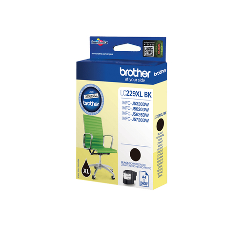 Brother LC-229XLBKBP cartuccia d'inchiostro 1 pz Originale Nero