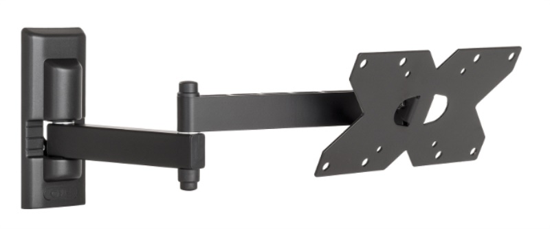 580415 Meliconi CME EDR120, 75 x 75 mm, 200 x 100 mm, -5 - 25°, -90 - 90°, Metallo, Nero