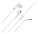 Cellular Line - Cellularline Mantis - Universale Auricolari stereo a capsula con microfono e tasto di risposta Bianco, Cuffia, Auricolare, Chiamate e musica, Bianco, Stereofonico, Cablato