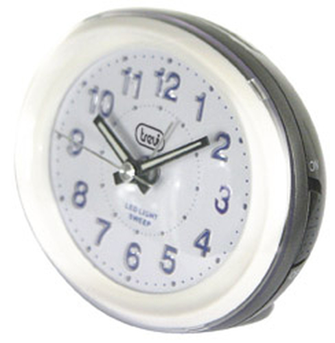 Trevi SL 3052 Orologio da tavolo in quarzo Ovale Nero, Bianco