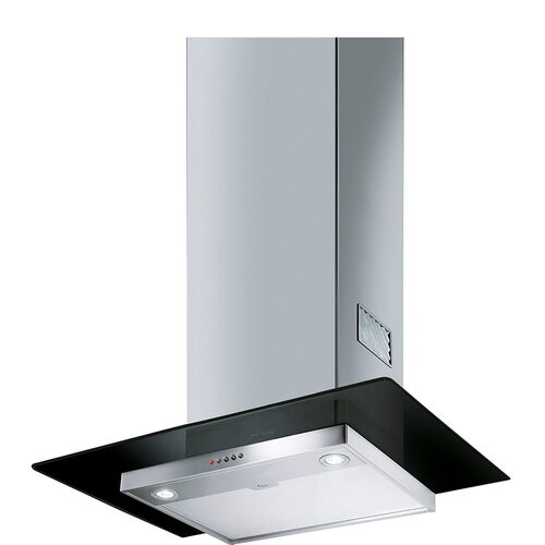 Smeg KFV62DNE cappa aspirante Cappa aspirante a parete Nero, Acciaio inossidabile 600 m³/h B