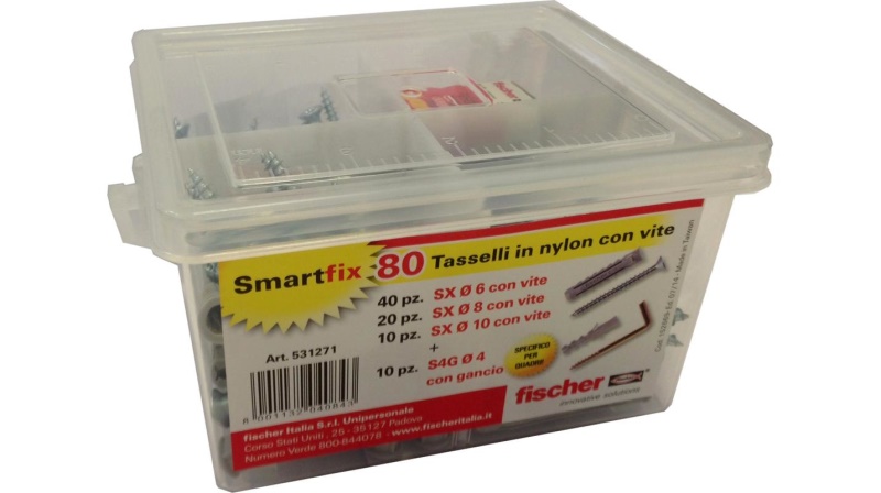 Fischer Smartfix 80 pz Tassello a muro