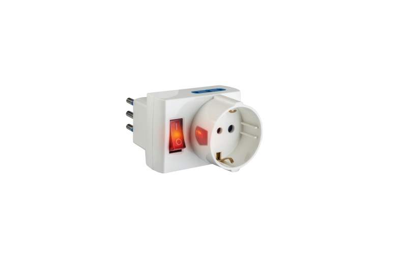 Poly Pool PP2380 adattatore per presa di corrente Tipo L (IT) Bianco