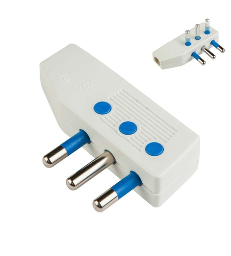 Spina elettrica Poly Pool PP0414 Bianco