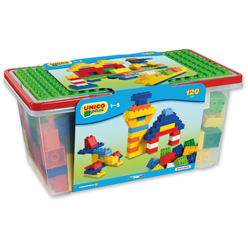 Costruzioni Androni Giocattoli 8502 Unicoplus Secchiello Gigante 120pz