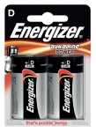Energizer - Energizer Alkaline Power D, Batteria monouso, D, Alcalino, 1,5 V, 2 pezzo(i), Cd (cadmio), Hg (mercurio)