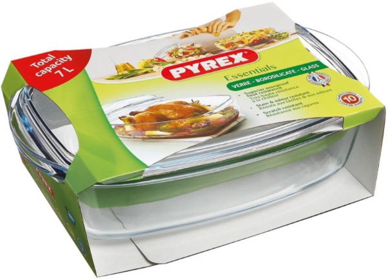 Pyrex 466A000/6343 teglia da forno Rettangolare Vetro Pirofila casseruola