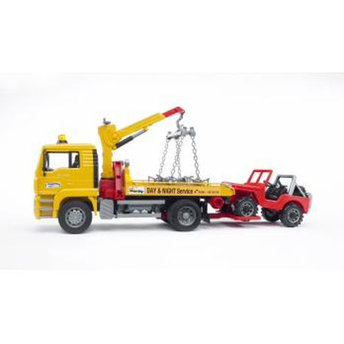 Mezzo stradale Bruder 02750 02750 Camion Man Trasporto Jeep