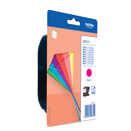 Brother LC-223MBP cartuccia d'inchiostro 1 pz Originale Magenta