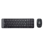 LOGITECH - Logitech MK220, Standard, Senza fili, RF Wireless, Nero, Mouse incluso