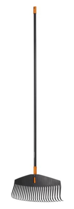 Fiskars 1003465 rastrello Rastrello con paletta per foglie Nero