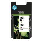 HP - Set cartucce stampante Hp Series 301 301 Twin pack N9J72AE#301