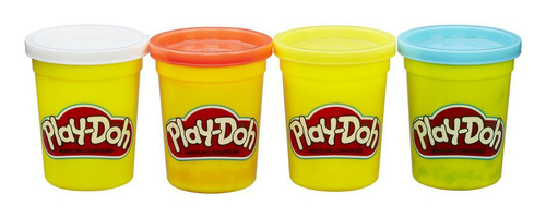 Play-Doh E4869ES0 composto per ceramica e modellazione Pasta modellabile Multicolore 4 pz