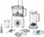 BOSCH - Bosch MCM3200W, 2,3 L, Bianco, Manopola, 3 dischi, Plastica, Acciaio inossidabile