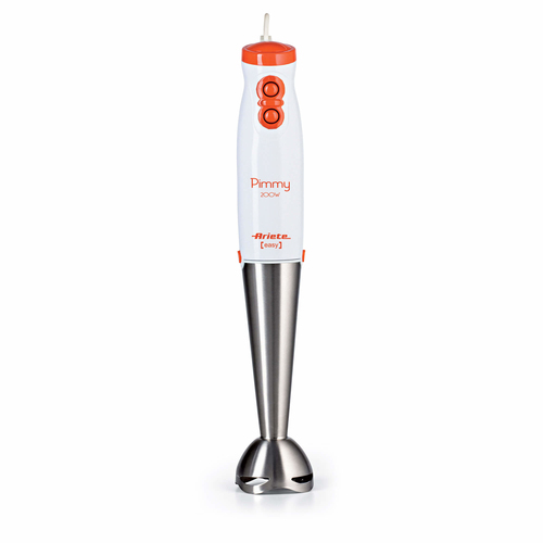 Ariete 881 Frullatore ad immersione 200 W Arancione, Acciaio inossidabile, Bianco