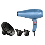 GAMA - GA.MA Leggero Ion 4D Therapy, AC, Nero, Blu, Monocromatico, Gancio per appendere, 2,8 m, Italia