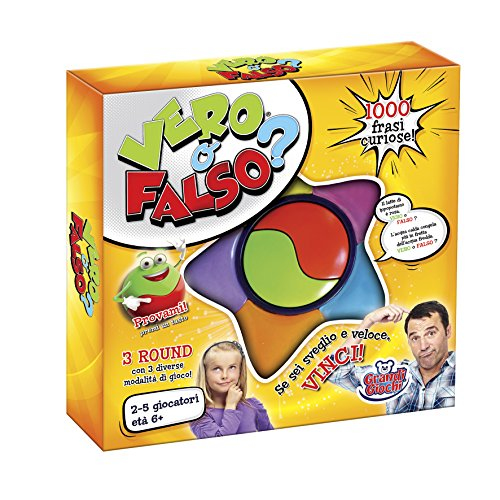 Grandi Giochi Vero o Falso? Bambini e Adulti Gioco da tavolo di apprendimento