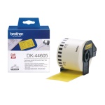 BROTHER - Brother DK-44605 Continuous Removable Yellow Paper Tape (62mm), Giallo, DK, 62 mm x 30.48m, 1 pezzo(i)
