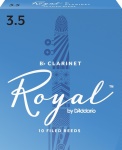 Vandoren - D'Addario Strumenti a Fiato Vandoren Rico Ance CL. SIB Rico Royal 3.5 (10pz), Ance, Clarinetto Sib, Canna, 10 pezzo(i), Scatola